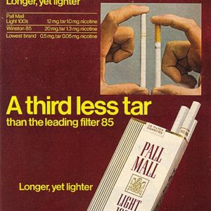 Pall Mall Ad 1980