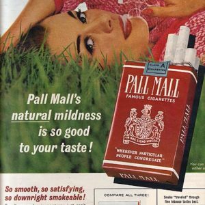 Pall Mall Ad April 1963