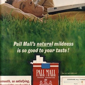 Pall Mall Ad August 1962