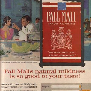 Pall Mall Ad February 1962