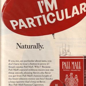 Pall Mall Ad February 1965