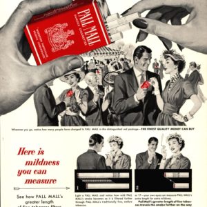 Pall Mall Ad June 1953