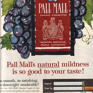 Pall Mall Ad June 1962