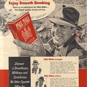 Pall Mall Ad October 1953