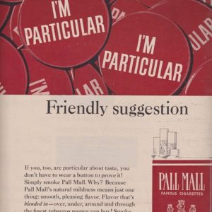 Pall Mall Ad October 1964