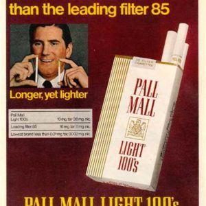 Pall Mall Ad September 1980