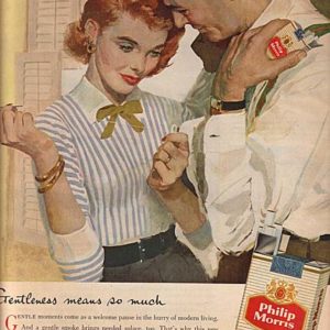 Philip Morris Ad March 1956