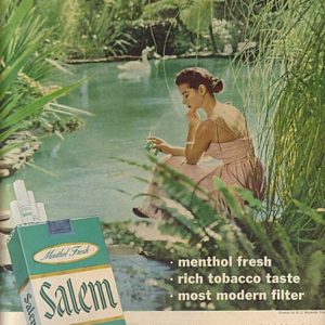 Salem Cigarette Ad 1957