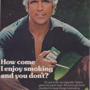 Salem Cigarette Ad 1977