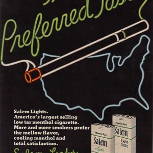 Salem Cigarette Ad 1978