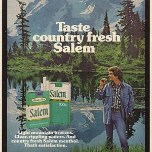 Salem Cigarette Ad 1980