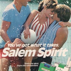 Salem Cigarette Ad 1983