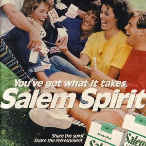 Salem Cigarette Ad 1984