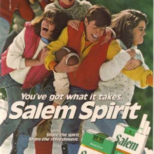 Salem Cigarette Ad 1985