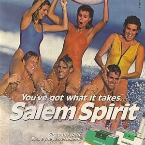 Salem Cigarette Ad 1986