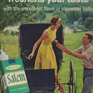 Salem Cigarette Ad April 1964