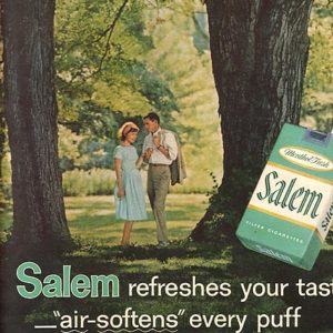 Salem Cigarette Ad August 1961