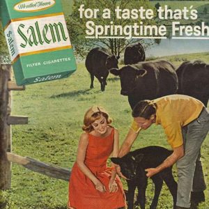 Salem Cigarette Ad August 1965