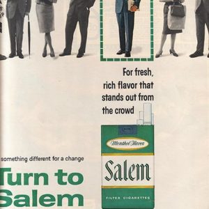 Salem Cigarette Ad February 1965