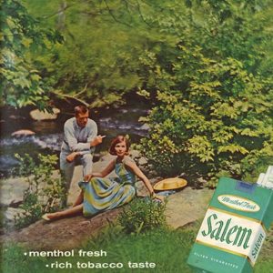 Salem Cigarette Ad July 1960