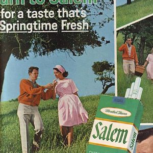 Salem Cigarette Ad May 1966