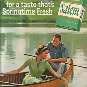 Salem Cigarette Ad September 1966