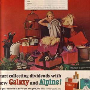 Alpine Cigarettes Ad 1965