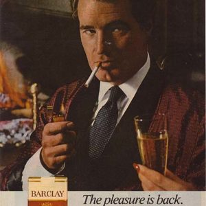 Barclay Cigarettes Ad 1982