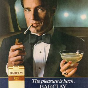 Barclay Cigarettes Ad 1983
