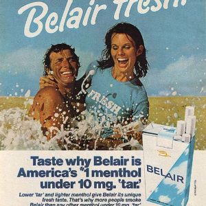 Belair Cigarettes Ad 1980