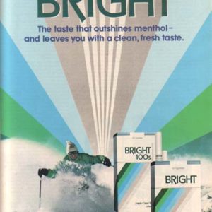 Bright Cigarettes Ad 1984