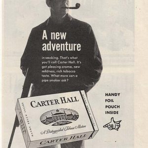 Carter Hall Pipe Tobacco Ad 1960