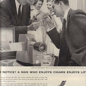 Cigar Institute of America Ad 1956