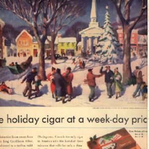 Cinco Cigars Ad December 1947