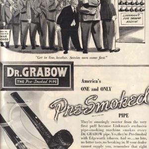 Dr. Grabow Pipes Ad 1944