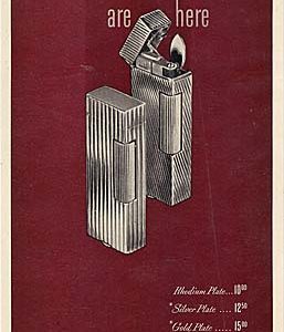 Dunhill Lighter Ad 1948