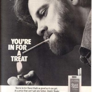 Dutch Treats Cigars Ad 1985