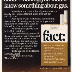 Fact Cigarettes Ad 1977