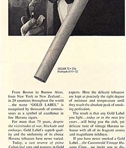 Gold Label Ad 1962