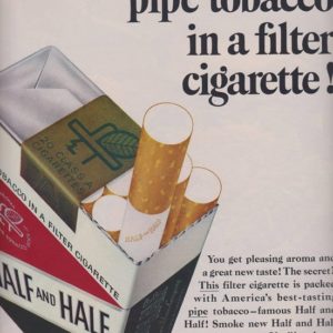 Half and Half Pipe Tobacco Ad 1965