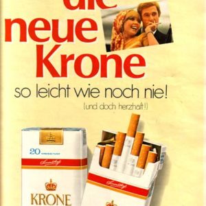 Krone Cigarettes Ad 1969