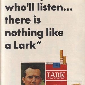 Lark Cigarettes Ad 1965