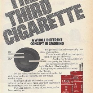 Lark Cigarettes Ad 1975