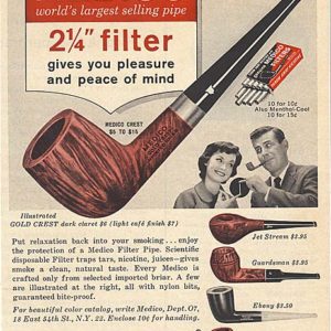 Medico Pipes Ad 1964