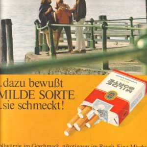 Milde Sorte Cigarettes Ad 1967