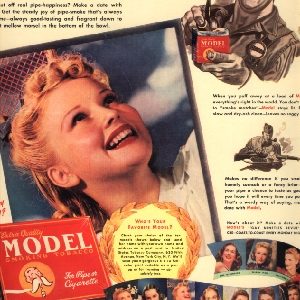 Model Smoking Tobacco Ad 1942