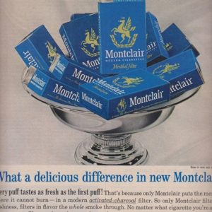 Montclair Cigarettes Ad 1964