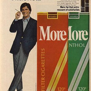 More Cigarettes Ad 1980