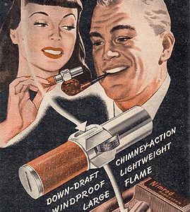 Nimrod Pipelighter Ad 1948