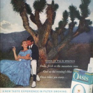 Oasis Cigarettes Ad 1959